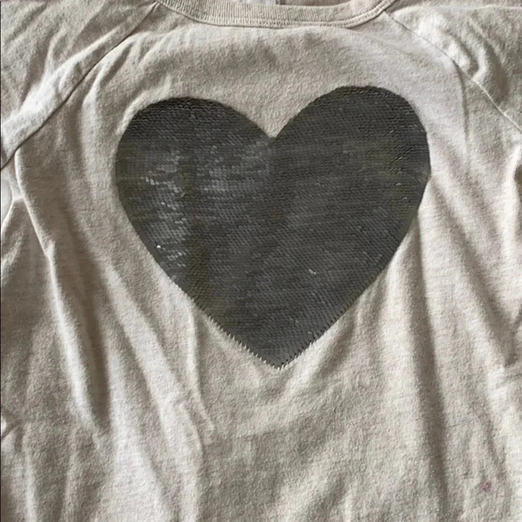 Gap Kids Heart Sequin Tunic Ruffle Top - Picture 3 of 7